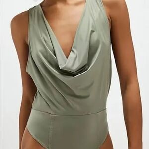 NWOT Free People When and Where Bodysuit Sz Medium